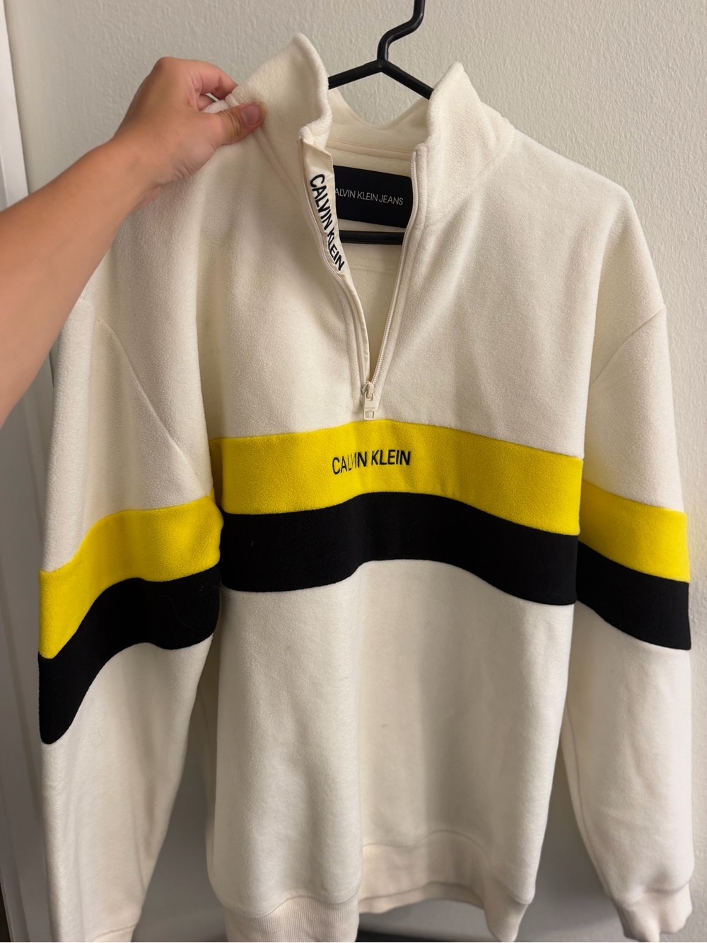 Vintage Calvin Klein Quarter Sweatshirt